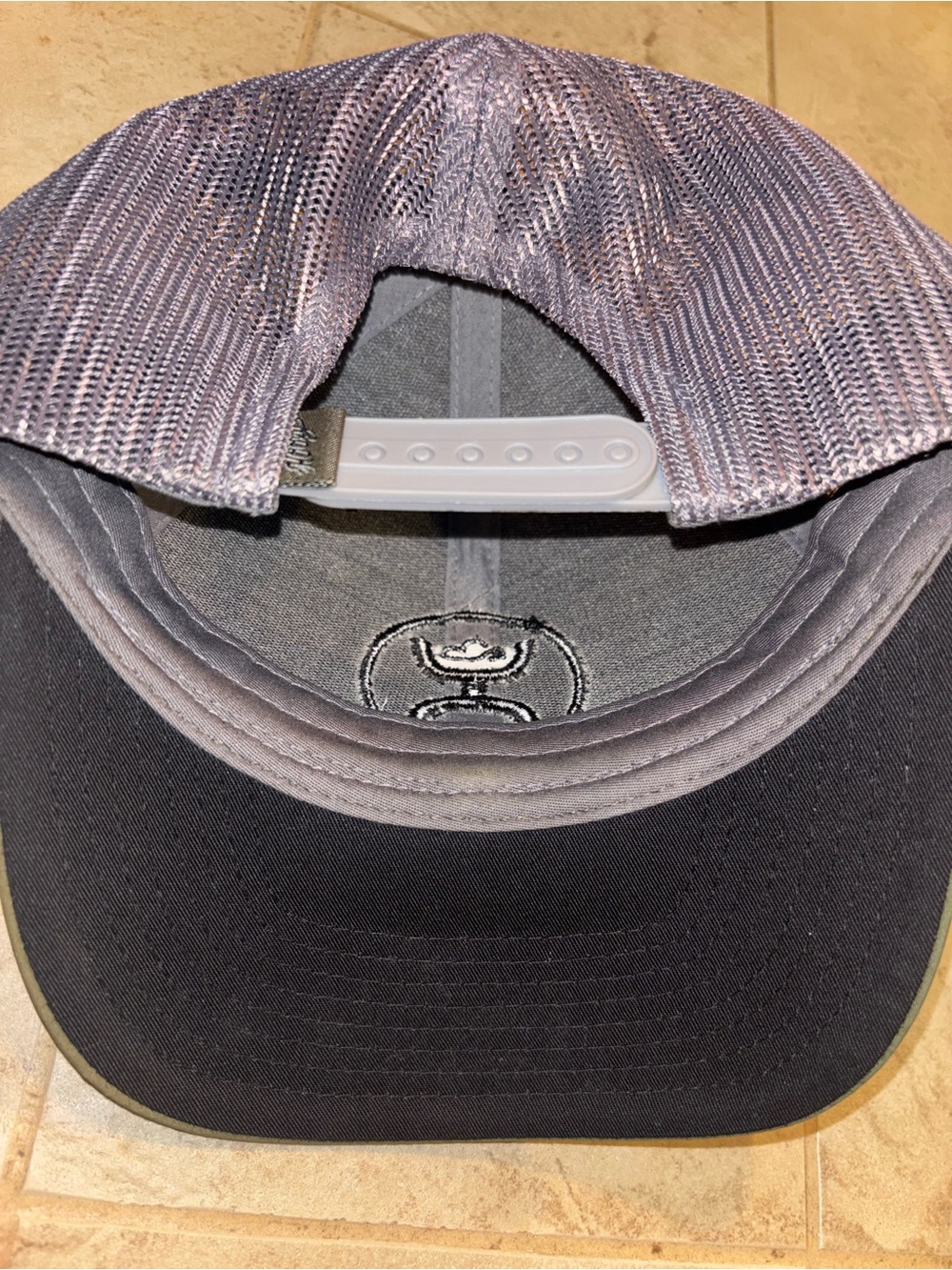 Olive Green Hooey Trucker Hat with Black Emblem - Unbranded - Picture 3 of 3